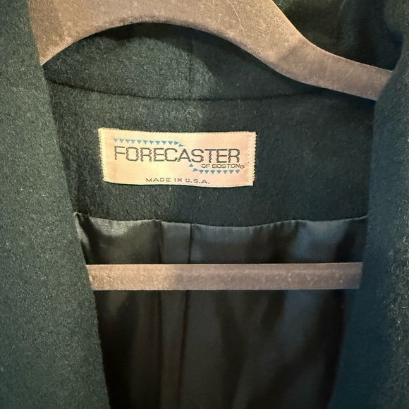 VINTAGE Green Forecaster of Boston Wool Coat with Women’s Union Tag - Picture 2 of 9